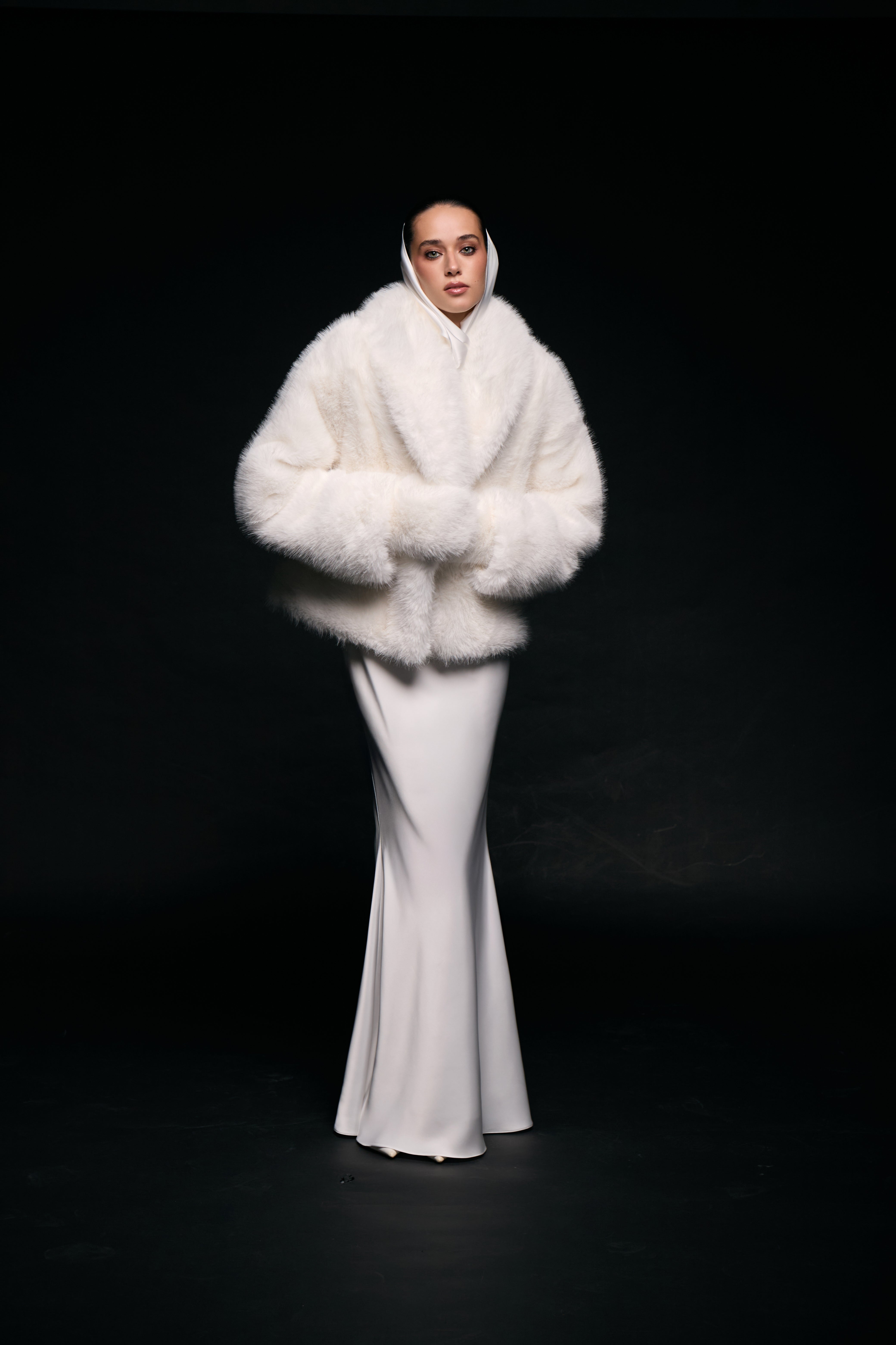 Fur coat mini