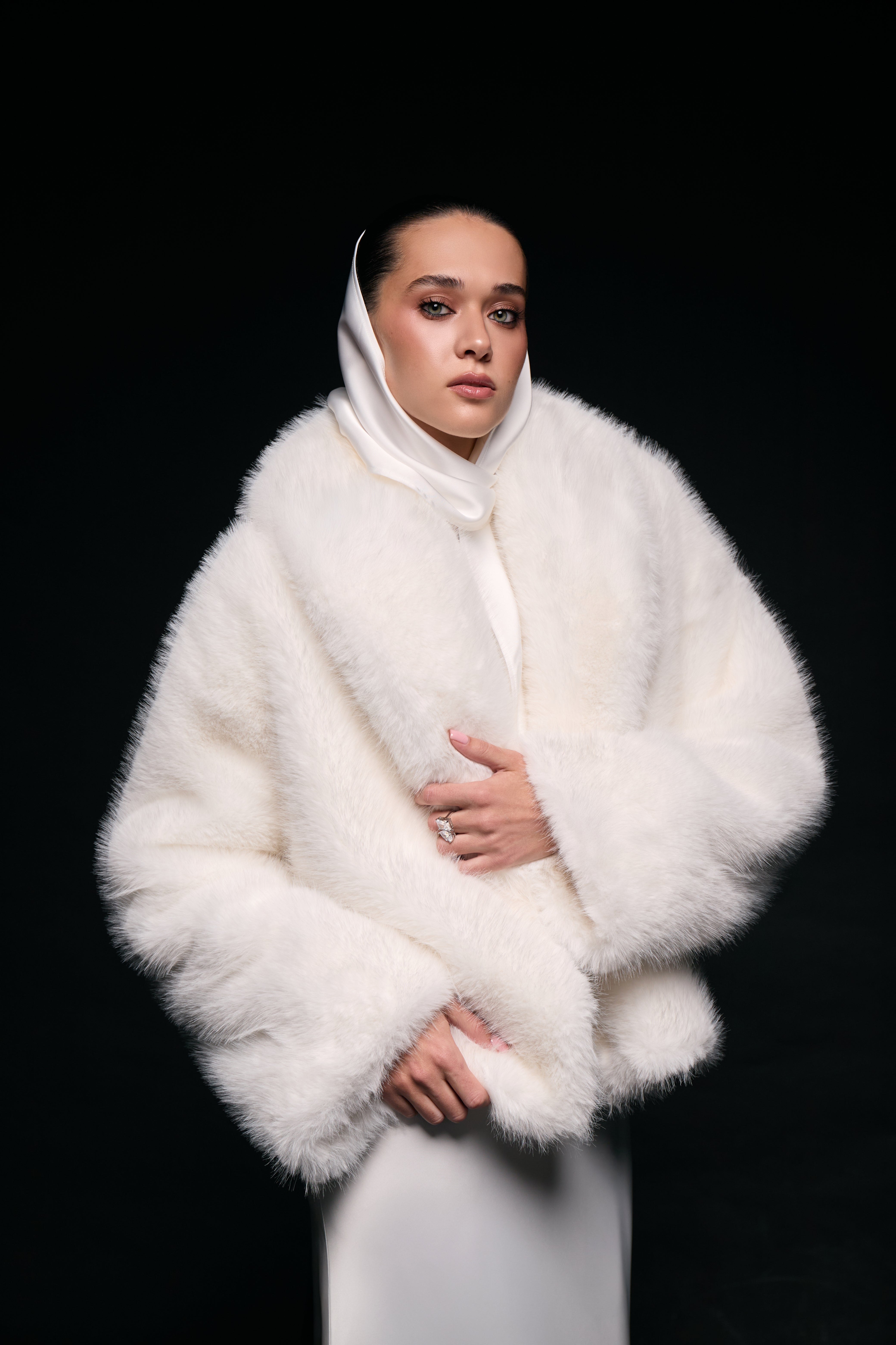 Fur coat mini