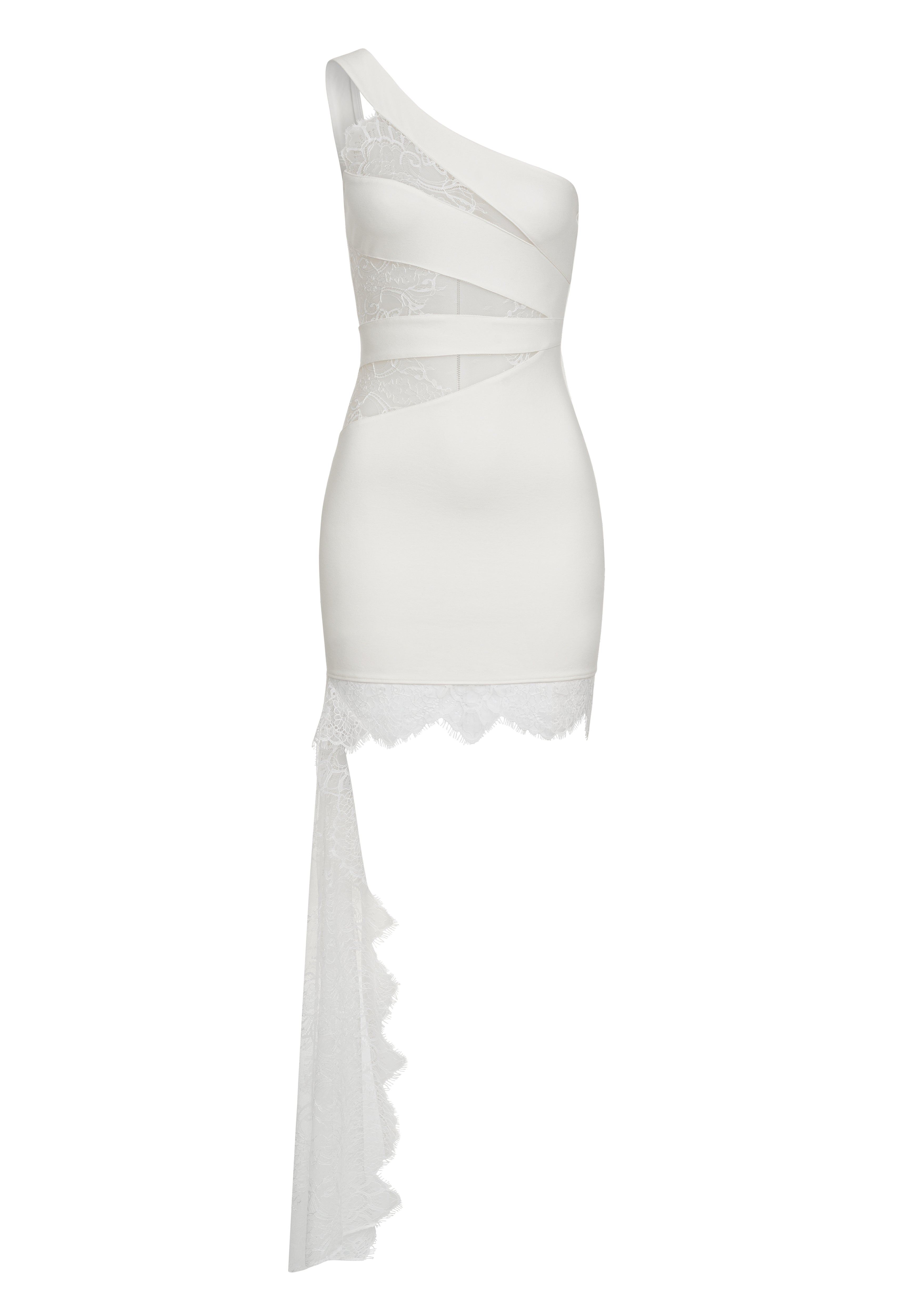 Train dress біла