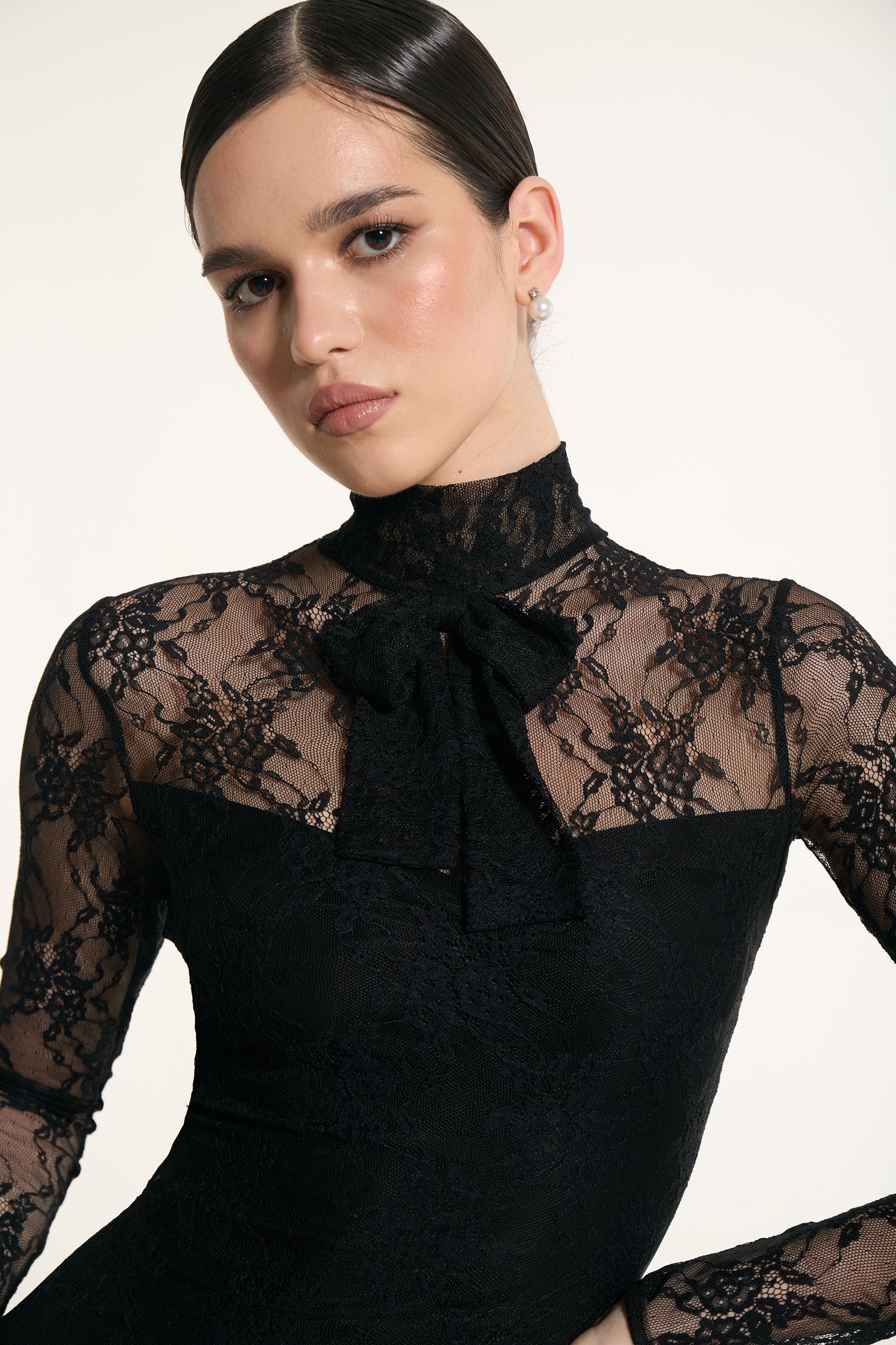 Lace dress чорна