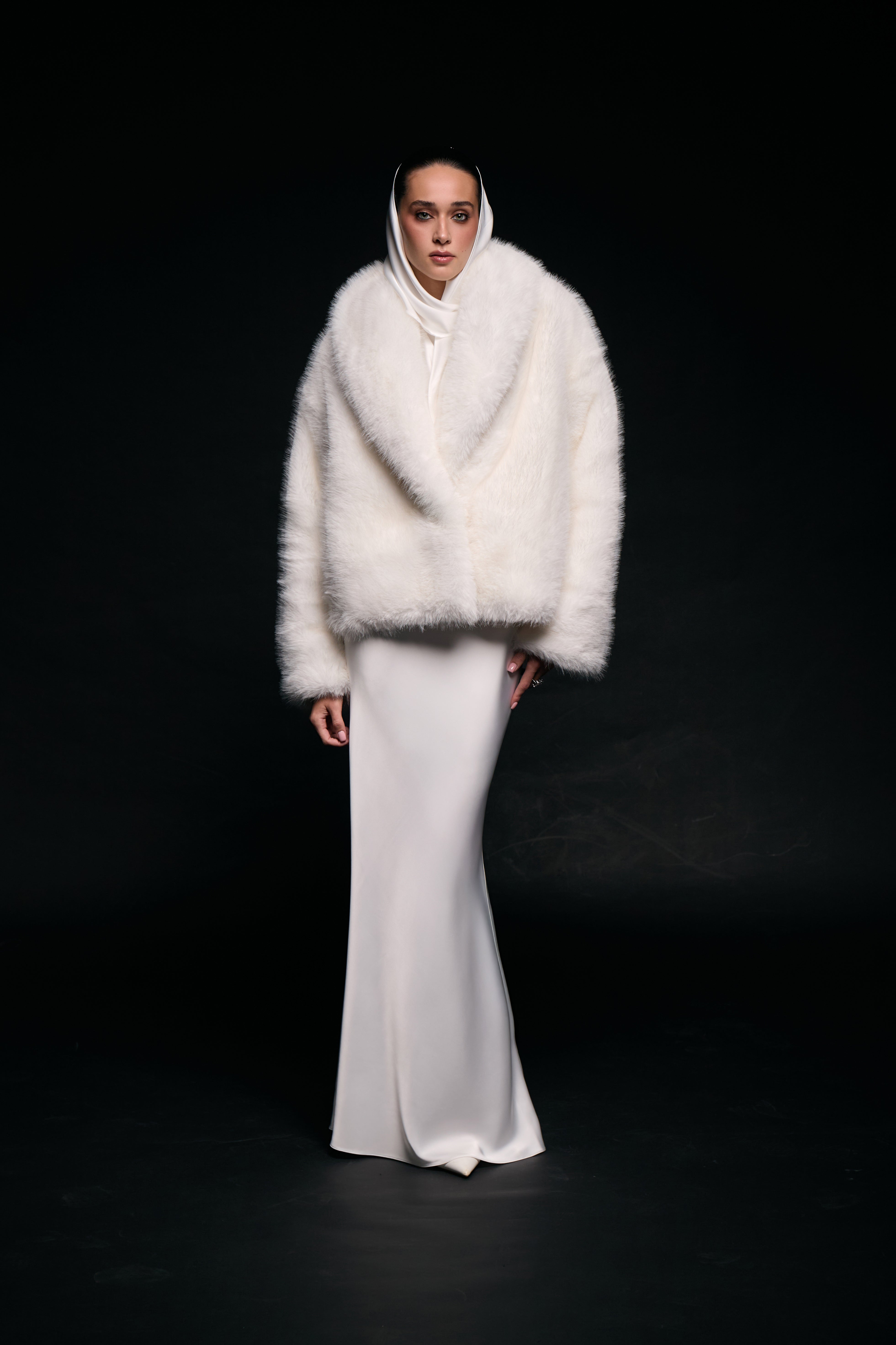 Fur coat mini