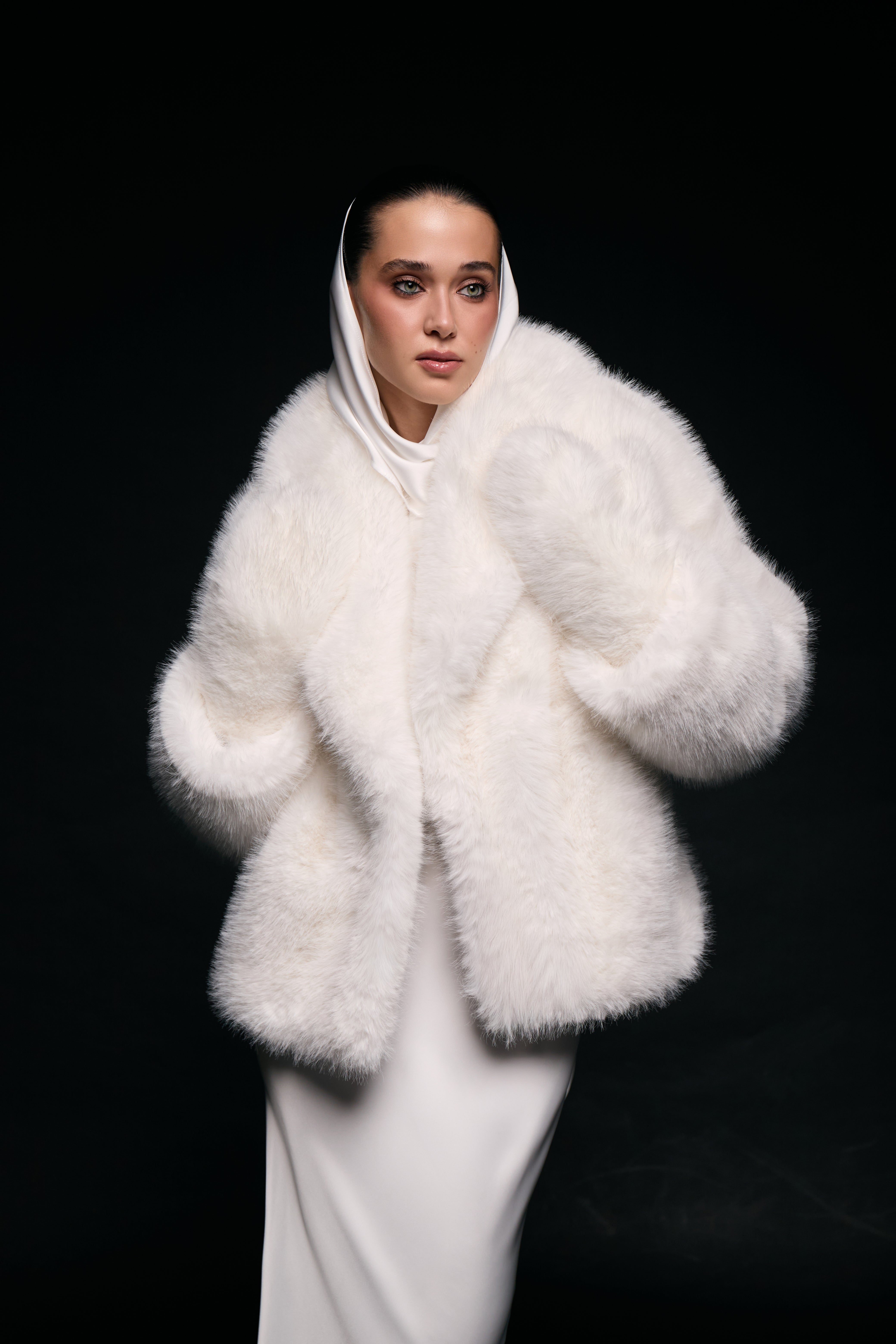 Fur coat mini